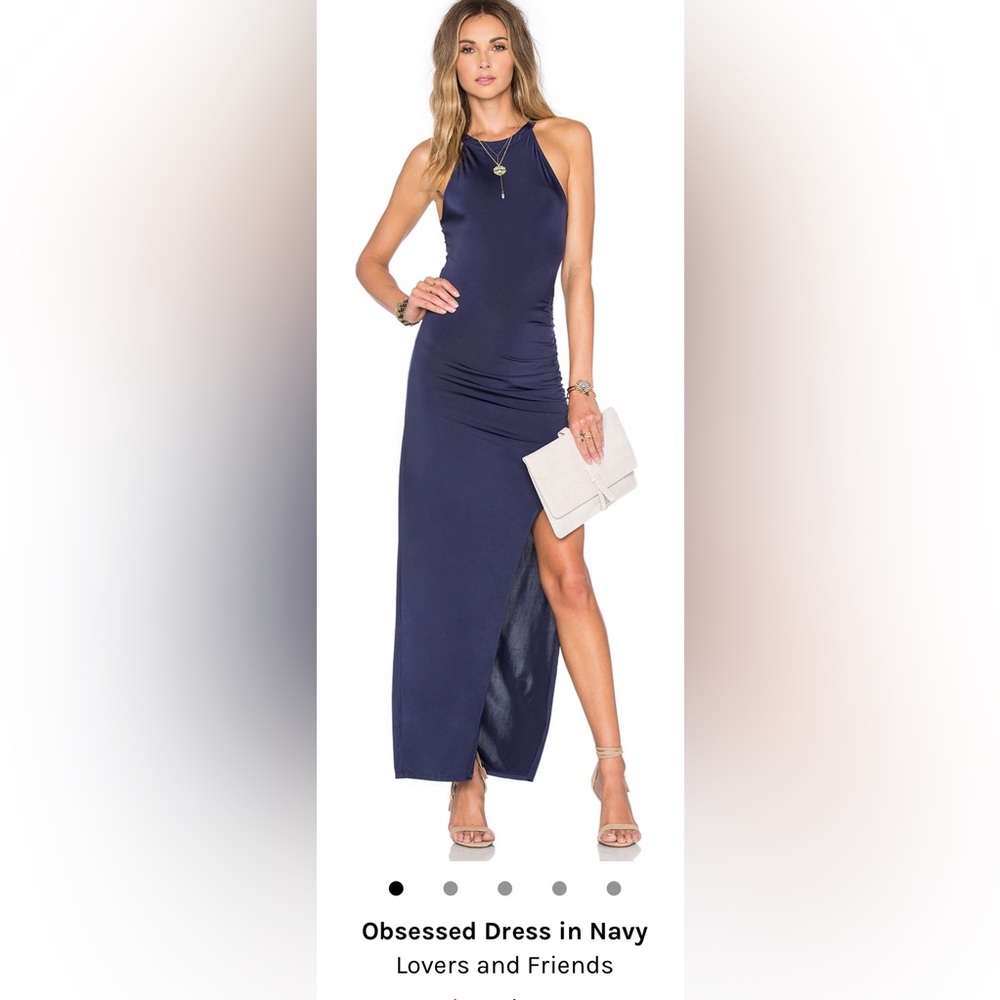 Obsessed Dress in Navy